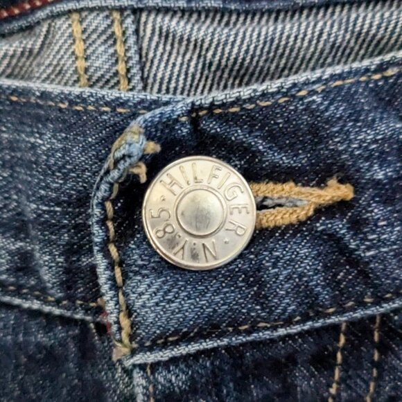 Tommy Hilfiger| Classic Straight Denim Blue Jeans with Logo Flag |Size: 32X30 - Picture 6 of 15